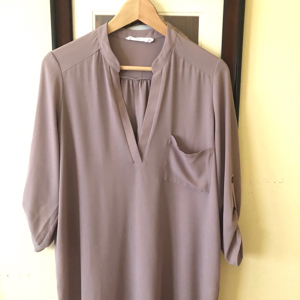 Lush flowing shirt in Beige